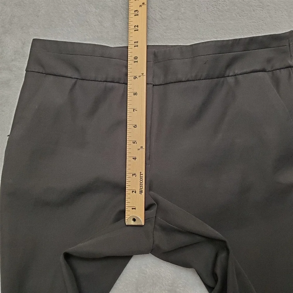Chicos Pants Womens size 1 US 8 Medium‎ Black Dress Smart Casual Stretch Blend